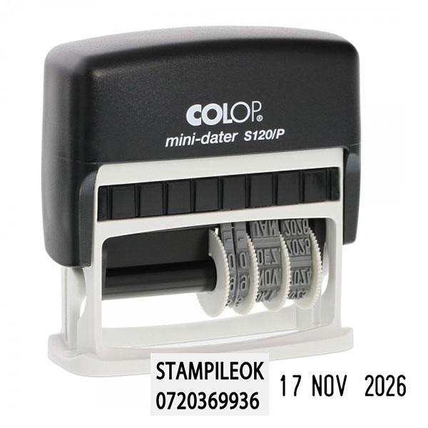 Stampile Mini-Datiera Colop S120/P Dimensiune: 10 x 25 mm