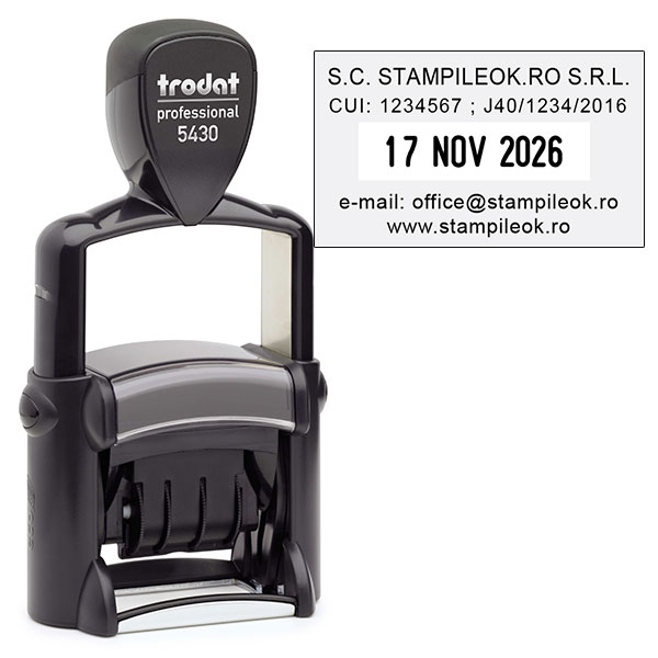 Stampile Trodat Printy Datiera Profesionala 5430 Dimensiune: 41x24mm