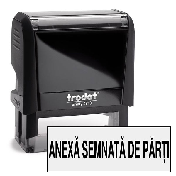 Stampile Notar Anexa Semnata Trodat Printy 4913 Dimensiune 58 x 22 mm