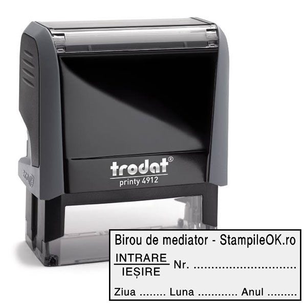 Stampile Mediator Intrare Iesire Trodat Printy 4912 47 x 18 mm