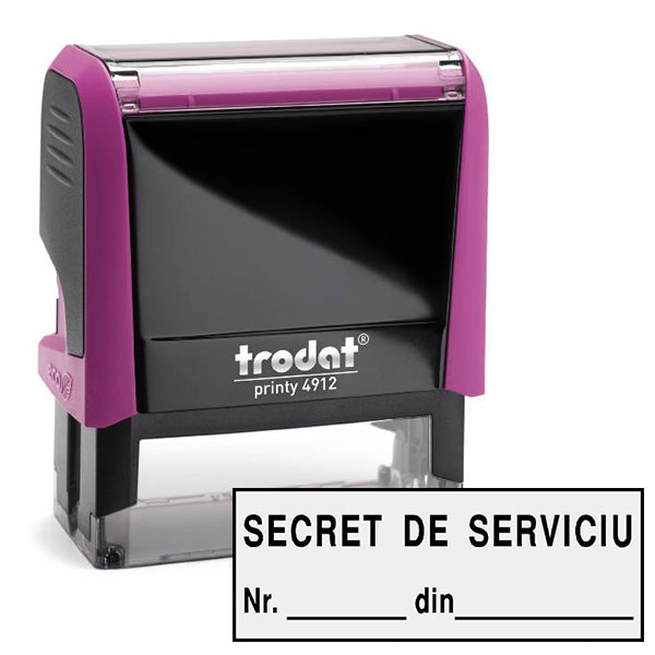 Stampile Mediator Secret de Serviciu Trodat Printy 4912 Dimensiuni 47 x 18 mm