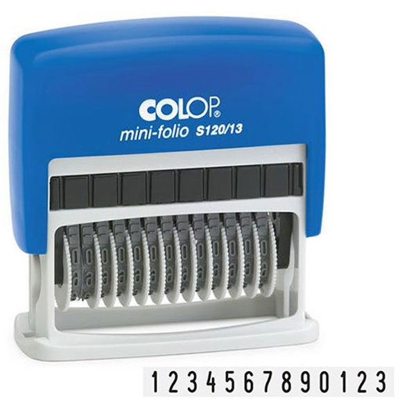 Stampile Cifriera Colop Mini Folio S 120/13 Caracter 4 mm