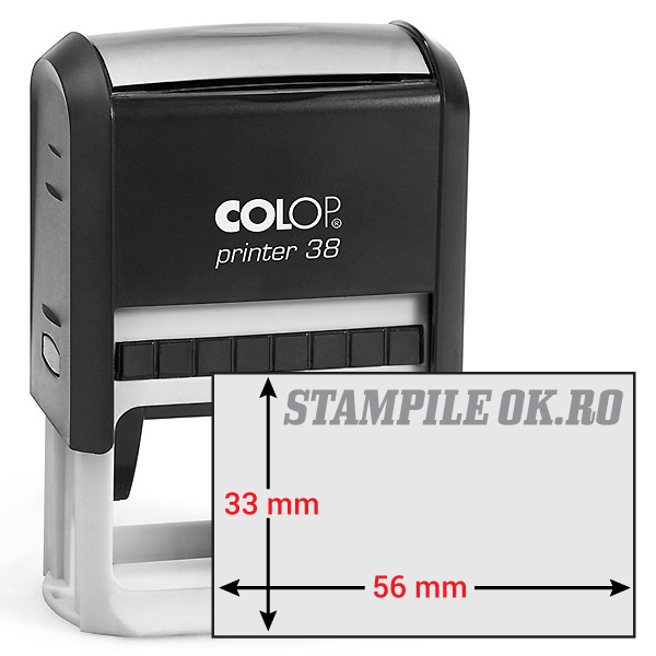 Stampile Dreptunghiulare Colop P38 Dimensiune 56 x 33 mm