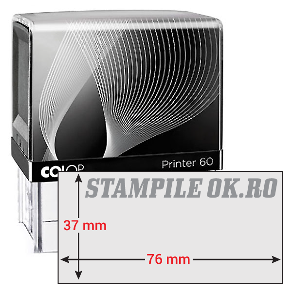 Stampile Dreptunghiulare Colop Printer P60 Dimensiune 76 x 37 mm