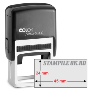 Stampile Dreptunghiulare Colop S200 Dimensiune 45 x 24 mm