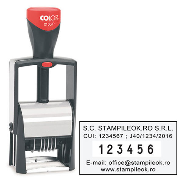 Stampile Colop Printer Cifriera Profesionala 2106/P Dimensiune: 41 x 24 mm