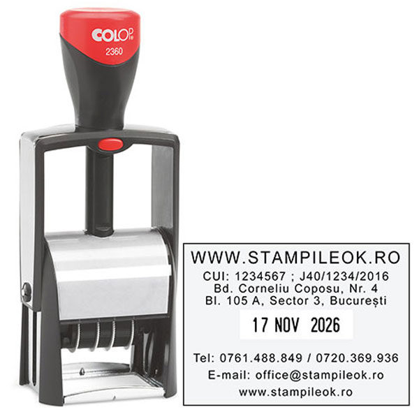 Stampile Colop Classic Line 2360 Dimensiune: 45x30mm