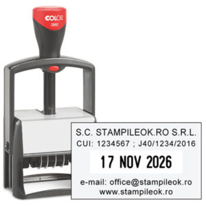 Stampile Colop Classic Line 2860 Dimensiune: 68x49mm