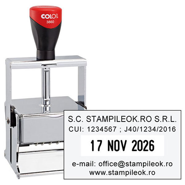 Stampile Colop Expert Line 3860 Dimensiune: 68 x 49 mm