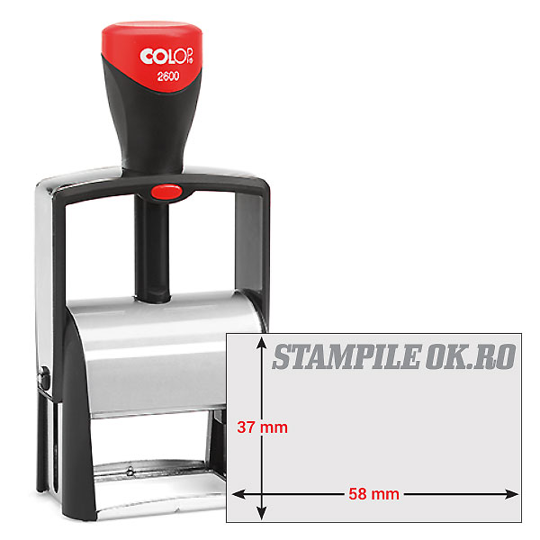 Stampile Dreptunghiulare Profesionale Colop Clasic Line 2600 Dimensiune 58 x 37 mm