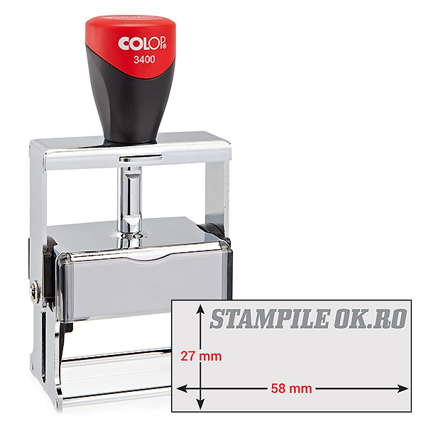Stampile Dreptunghiulare Profesionale Colop Expert Line 3400 Dimensiune 58 x 27 mm