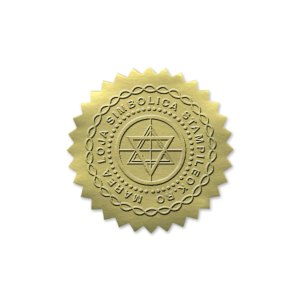 Etichete Timbru Sec Masonerie Aurii