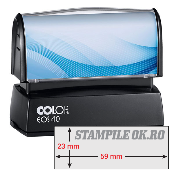 Stampile Colop Eos 40 Dimensiune: 23x59 mm