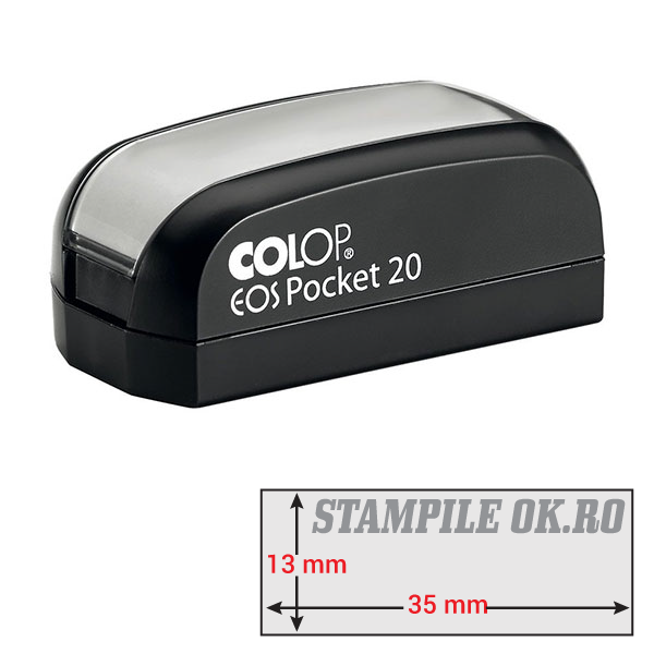 Stampile Eos Colop Pocket 20 Dimensiune: 13x35 mm
