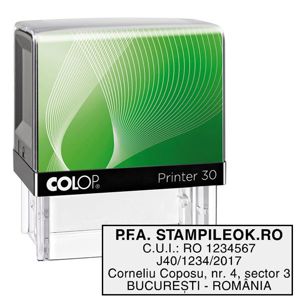 Stampila PFA Colop Printer P30 Dimensiune 47 x 18 mm