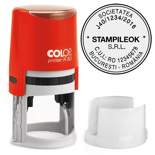 Stampila Firma Colop Printer R50 Diametru 50 mm